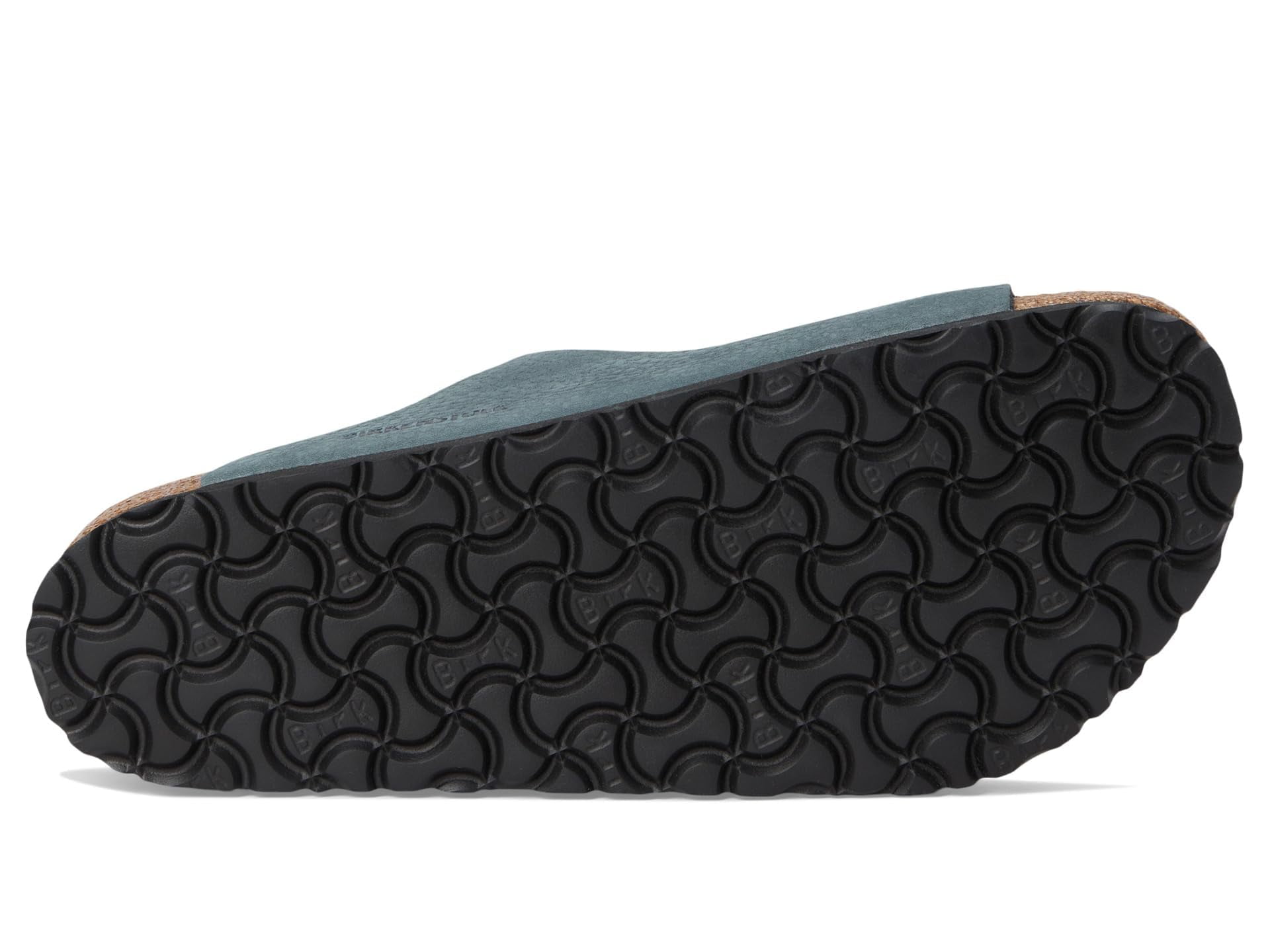 Birkenstock Men's Arizona Desert Buck Sandal, Basalt Gray, 8-8.5