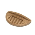 thumbnail image 3 of Traditional Solid Teak Wall Mount Oval Soap Dish, 3 of 4