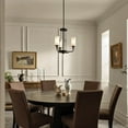 thumbnail image 2 of 3 Light Mini Chandelier In Homestead Style-21 Inches Tall And 19.75 Inches Wide-Natural Brass Finish    -Traditional Installation Kichler Lighting, 2 of 4