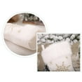 thumbnail image 4 of Vrorvz Christmas Snowflake Embroidered Stocking Christmas Decorations Christmas Ornaments Stocking Soft Non Allergic Fabric Embroidery Warm Festive Mood Tree Hearth 17.7In White, 4 of 5