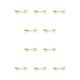 thumbnail image 2 of Qarigey Anillo para pezones Exquisito Sexy Chicas jóvenes Adorno para el pecho Joyas Piercings Decoración para el cuerpo para mujeres Golden Type1 NO1, 2 of 6