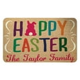 thumbnail image 2 of XEOVHV Happy Easter Decorative Door Mat, Bunny Eggs Welcome Doormat for Indoor Outdoor, Spring Floor Mat Entry Rug Non-Slip Washable for Porch Front Door Entrance 16x24 Inch, 2 of 7