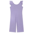 thumbnail image 4 of Combinaison Fille Taille 6 Tenue de Pâques Enfants Filles Décontractée Sans Manches Combinaison Pantalon Droit Long, 4 of 6