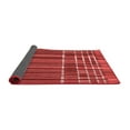 thumbnail image 2 of Ahgly Company Indoor Square Abstract Red Modern Area Rugs, 8' Square, 2 of 4
