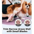 thumbnail image 2 of Cordless Dog Paw Trimmer - Low Noise Small Clippers With Double Usb Rechargeable Clipper For Dogs Cats And Pets Trimming Hair Around Paws  Eyes Ears Face Rump, 2 of 7