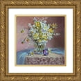 thumbnail image 1 of Rogozina, Svetlana 12x12 Gold Ornate Wood Framed with Double Matting Museum Art Print Titled - Spring Bouquet, 1 of 4
