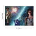 thumbnail image 2 of Doctor Who Tapestry, Anime Wall Poster Art, Wall Tapestry For Bedroom Living Room Dorm Room, Wall Hanging For Festival Party Events Background Photography Backdrop, 60x40 Inch, 2 of 9