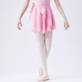 thumbnail image 6 of Womens Sheer Ballet Skirt Adjustable Waist Ties Dance Gymnastic Over Scarf Dance Short Wrap Skirt Tutus for Leotards, 6 of 9