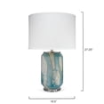 thumbnail image 3 of Jamie Young Helen Blown Glass Table Lamp with Linen Shade, 3 of 4