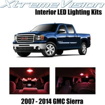 XtremeVision Interior LED for GMC Sierra 2007-2014 14 pcs Red Interior LED Kit   Installation Tool