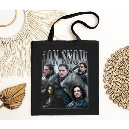 vintage Jon Snow Tote Bag-TH4800