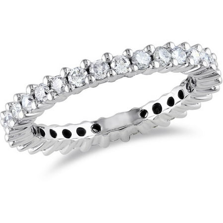 1 Carat T.W. Diamond 14kt White Gold Eternity Ring