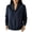 Navy, variant on Sweaters for Women Long Sleeve V Neck Business Casual Collared Knit Tunic Pullover Sweaters