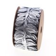 thumbnail image 3 of 1 Roll Wrapping Ribbon Lace Trim Faux Leather Tear-resistant Fade-less Don't Wither Photo Props 2 Colors Vivid Leaf Gift Ribbon for Festival, 3 of 4