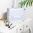 Zimtown Pro Aluminum Makeup Train Jewelry Storage Box Cosmetic Lockable