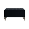 thumbnail image 2 of CraftPorch  2 Piece Bedroom Bench Set Transitional Button Tufted Bed Charcoal Grey - King, 2 of 5