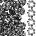 thumbnail image 4 of Miangastore 90pcs Diy Jewelry Making Beads Spacer Beads Loose Beads Inlaid with Rhinestone, 4 of 9