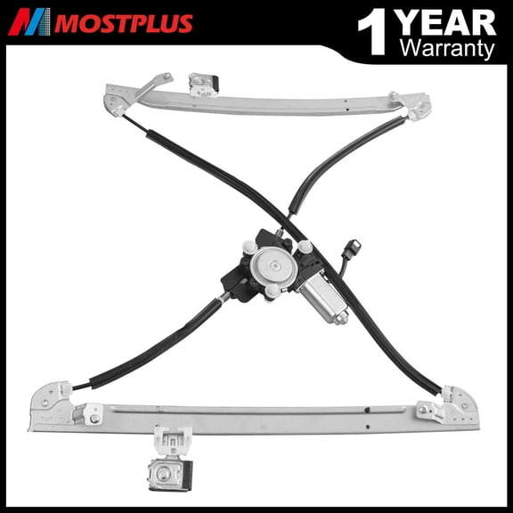 MOSTPLUS Front Left Window Regulator w/ Motor for Chrysler Town & Country Dodge Caravan