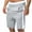 Gray, variant on Turilly Men's Shorts Men Casual Patchwork Pocket Elastic Waist Shorts Pants Sport Pants