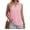 67#Pink, variant on Sleeveless Collared Tunic Tank Tops for Women V Neck Work Office Dressy Casual Polo Shirts 2026 Pink S