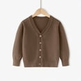 thumbnail image 2 of Gibobby Sweater Toddler Kids Girls and Boys 12 Months 2t 3t 4t Lightweight Soft Cardigan Sweater Casual Kids Winter Clothes(7-8 Years,Brown), 2 of 5
