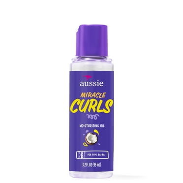 Aussie Miracle Curls Coconut Curl-Defining Hair Oil, for Curly Hair 3.2 fl oz