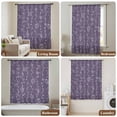 thumbnail image 6 of Vintage Lines Sheer Curtains 96 Inches Long, White Lines Abstarct Minimalist Art Purple Light Filering Curtains, Privacy Drapes Simi Floor to Veiling Curtain for Living Room Large Window Treatment, 6 of 8