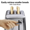 thumbnail image 6 of Hamilton Beach 2-Slice Toaster with Extra-Wide Slots, Toast Boost, Removable Crumb Tray, Stainless Steel, 6 of 9