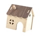 thumbnail image 2 of Casa escondite de hámster de madera, hábitat de animales pequeños, de cabaña, accesorios para hámster, cabaña para mascotas pequeñas,, 2 of 9