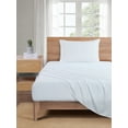 thumbnail image 2 of Mainstays Basic Value Microfiber Bed Sheet Set, Arctic White, Twin, 3 Piece, 2 of 10
