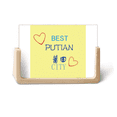 thumbnail image 1 of Putian City logo Pantalla de escritorio fotográfica de madera, 1 of 4