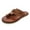 Brown Shoes women, variant on Womens Open Toe Slip On Flip Flop Sandals Comfortable Slide Flat Cork Sandals Casual Beach Slippers