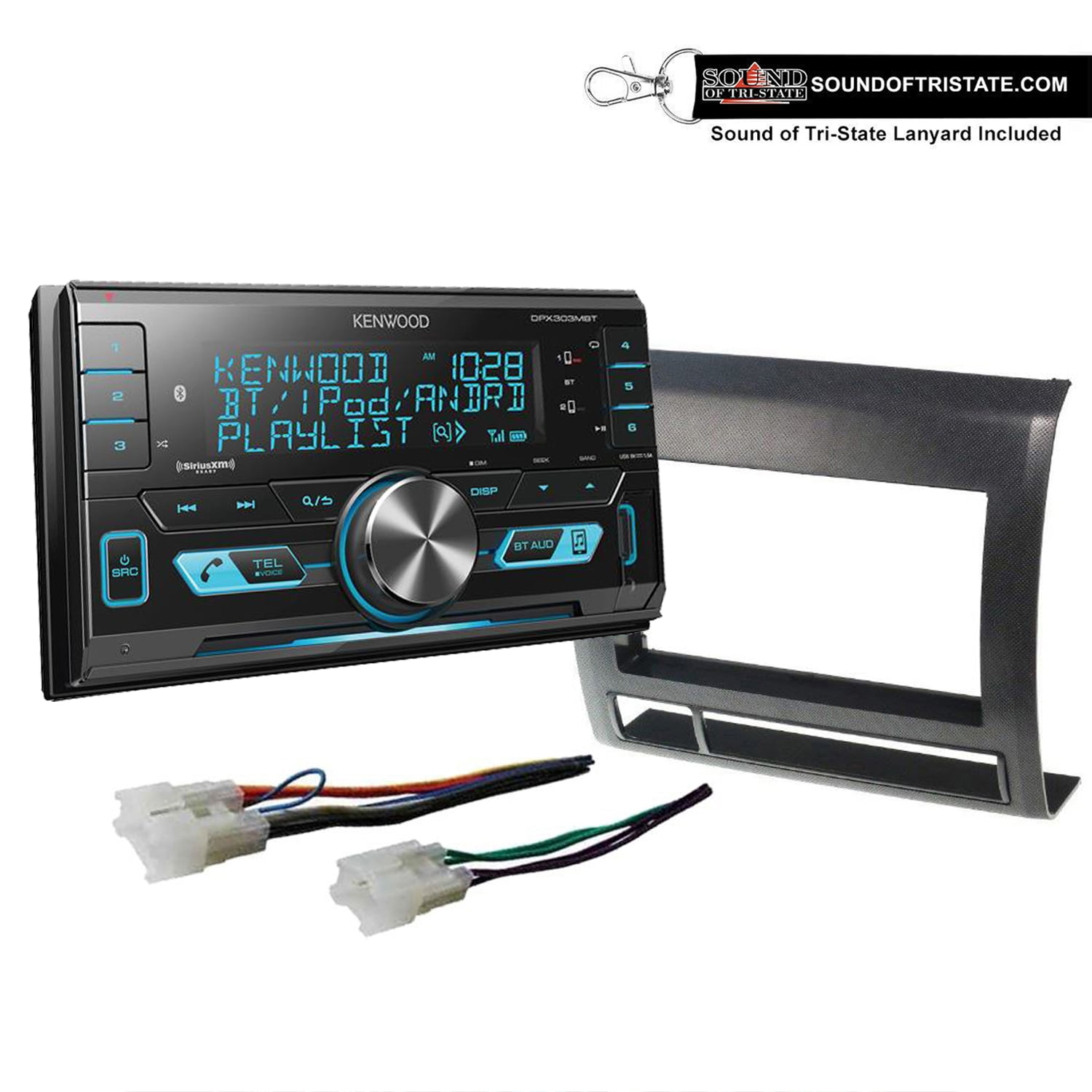 Kenwood DPX303MBT Digital Media Receiver & Install Kit Fits 0511
