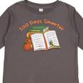 thumbnail image 4 of Inktastic 100 Days Smarter Bookworm 100th Day of School Boys or Girls Long Sleeve Toddler T-Shirt, 4 of 5