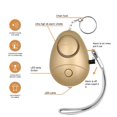 thumbnail image 3 of Alarma personal audible de seguridad, paquete de 6 llaveros de alarma de seguridad personal de 140 dB con luz LED, alarma de seguridad de emergencia para mujeres, hombres, niños, ancianos, 3 of 5