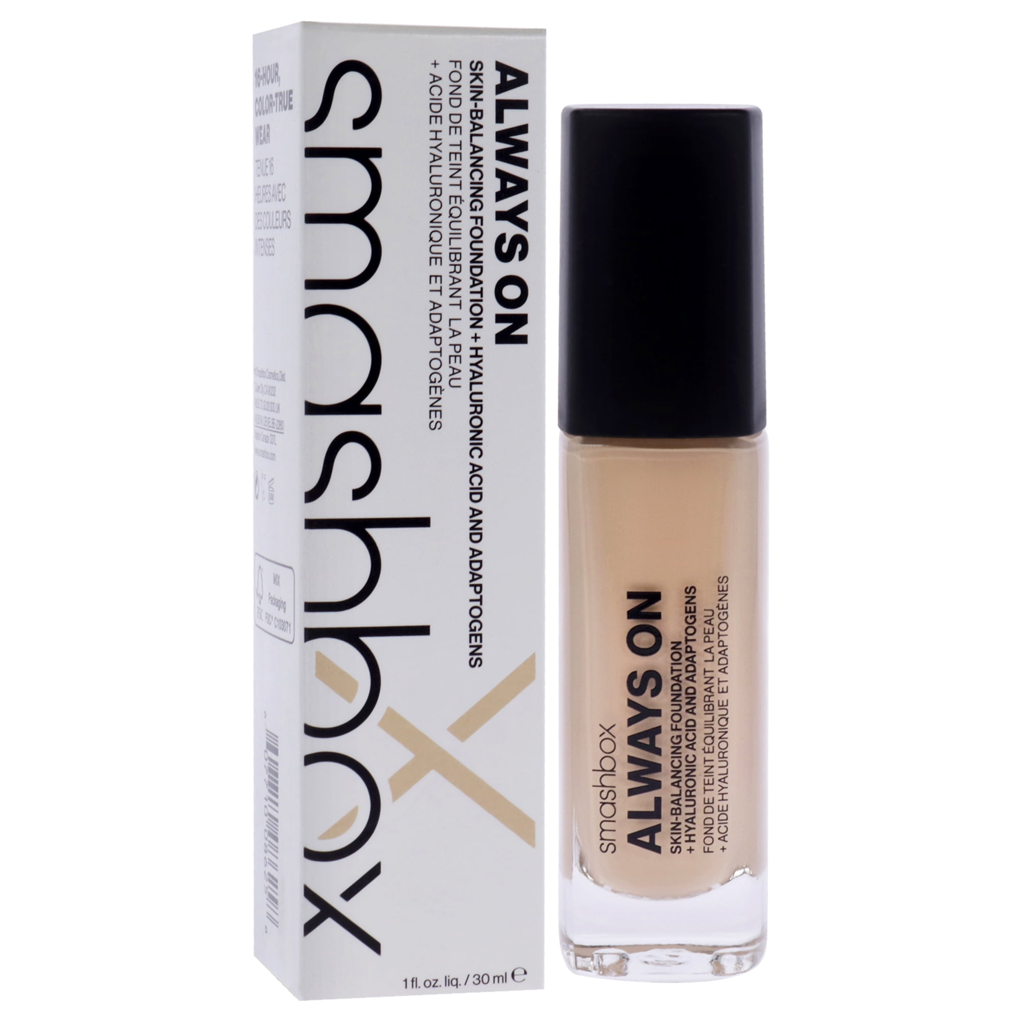 Smashbox Always On Skin-Balancing Foundation - F30N (level-three fair with a neutral undertone)