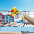 thumbnail image 4 of Cruising Ducks Tag with Pre Cut Hole and Rubber Bands 30 Pack Carnival Rubber Cruising Duck Tag Rubber Bands Included 2.5" inch Circle Tags #CruisingDucks, 4 of 9