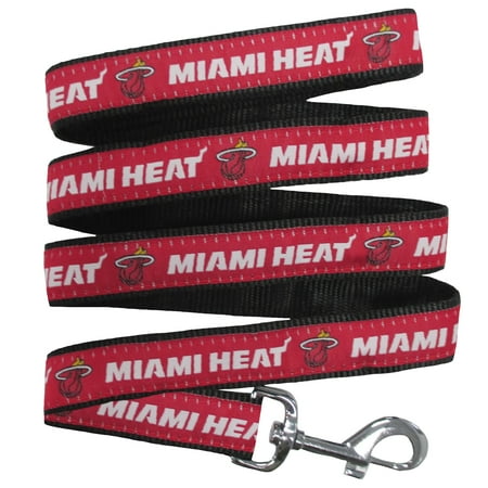 UPC: 0849790011977 | NBA 305-06 Miami Heat Pet (Dog) Leash – Size Medium