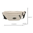 thumbnail image 3 of Ffashionable Crossbody Bag Nylon Shoulder Pouches Waist Pack for Everyday Use, 3 of 8