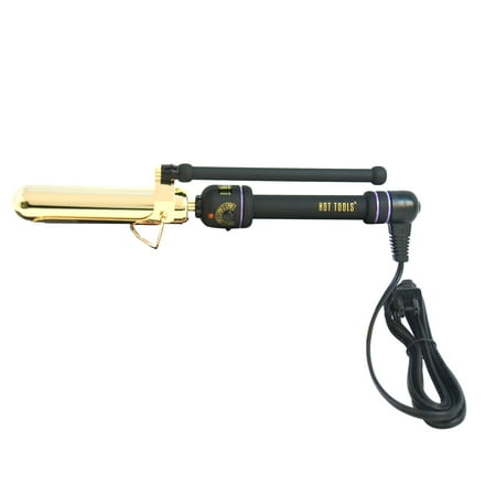 Hot Tools Professional Marcel Curling Iron - Model # 1130CN - Gold/Black - 1.25 Inch Curling (Best Hair Curling Iron In India)
