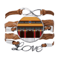 thumbnail image 1 of China Architecture Tian'anmen Pattern Bracelet Love Chain Rope Ornament Wristband, 1 of 3