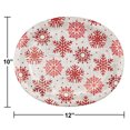 thumbnail image 2 of Let it Snow Oval Plates, 24 ct, 2 of 2