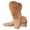 a-Khaki, variant on Women Square Toe Dressy Sandals Leather Dance Shoes Low Heel Outdoor Summer Sandal Comfortable Walking Slide Shoe Brown 6.5