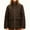#290-Brown, variant on Heisall Women's Coats Long Sleeve Turn-Down Collar Thickened Fleece-Lined Stand Collar Solid Color Pocket Casual Jacket