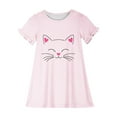 thumbnail image 3 of RXIRUCGD 2025 Vêtements d'Été pour Enfants 3-12 Ans Mode Imprimée Pyjama Rêveur Mi-Mollet Chemise de Nuit, 3 of 3