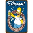 thumbnail image 1 of (Beer ad-C) Pintura hojalata 20*30cm Serie abstracta publicidad Retro Rectangular, 1 of 9