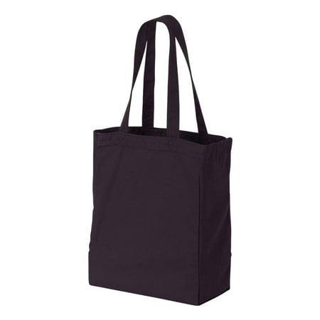 - Liberty Bags - 10 Ounce Gusseted Cotton Canvas Tote (Size: 10 1/2