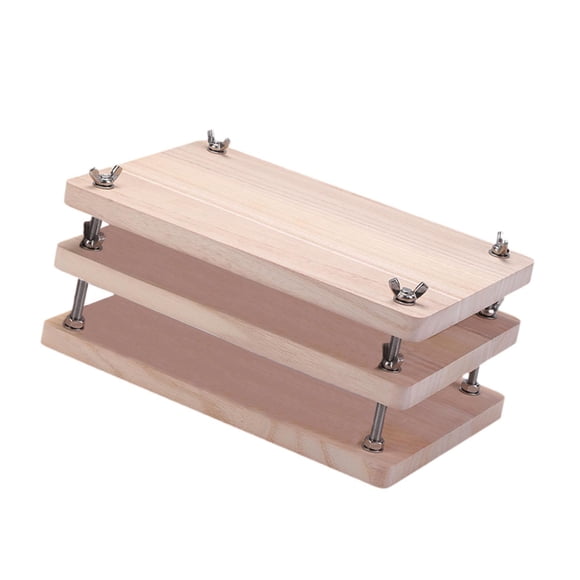 Transemion Wooden Book Press Supplies Premium For Bookbinding Easy To Flat Paper Press Machine Ensuring Durability And Stability