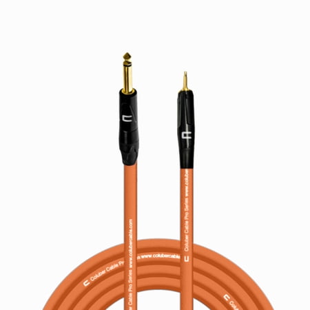 Coluber Cable 1/4" TS Male to 3.5 TS Male - Pro 3-Pin Microphone Connector