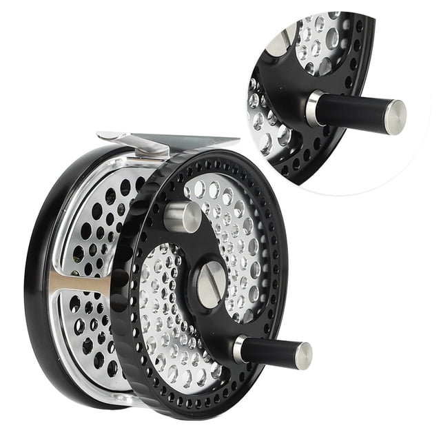 Fly Reel, Fly Fishing Reel Oxidation Treatment with Storage Bag for Rivers